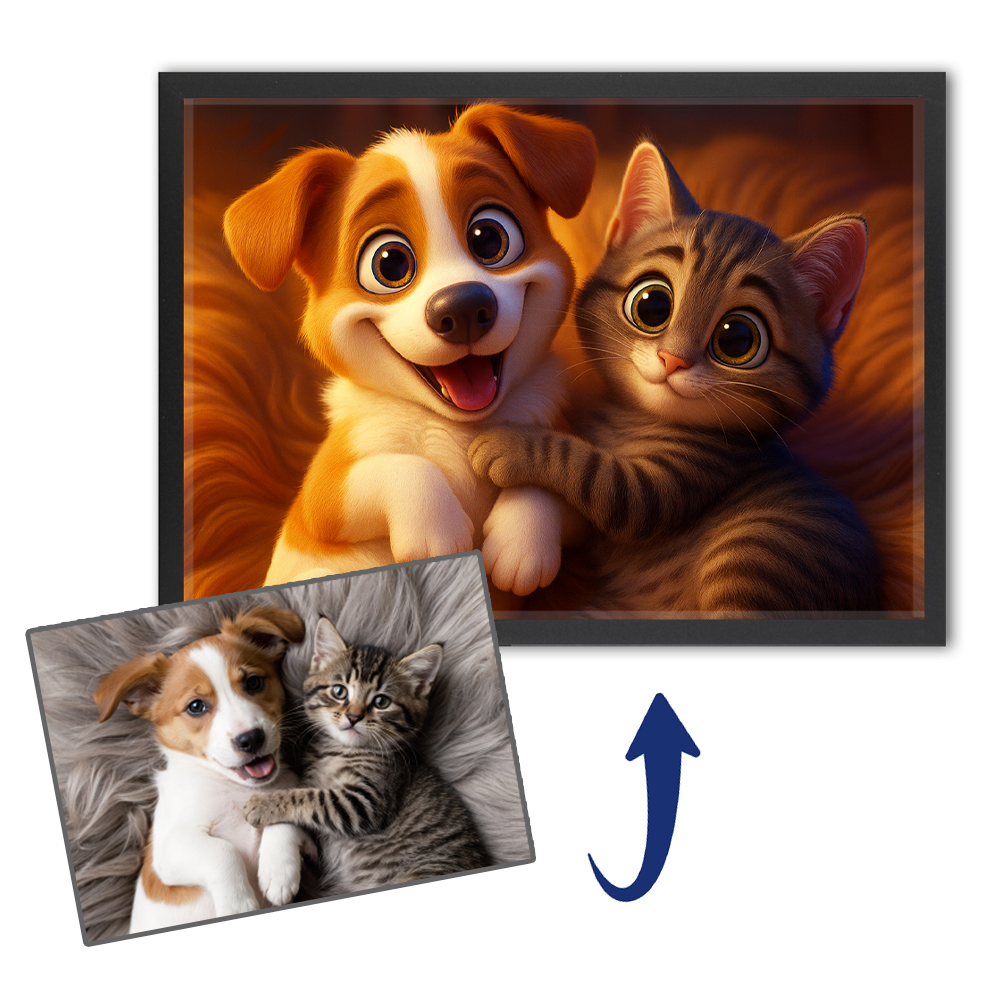 Retratos em estilo cartoon Retratos em estilo cartoon