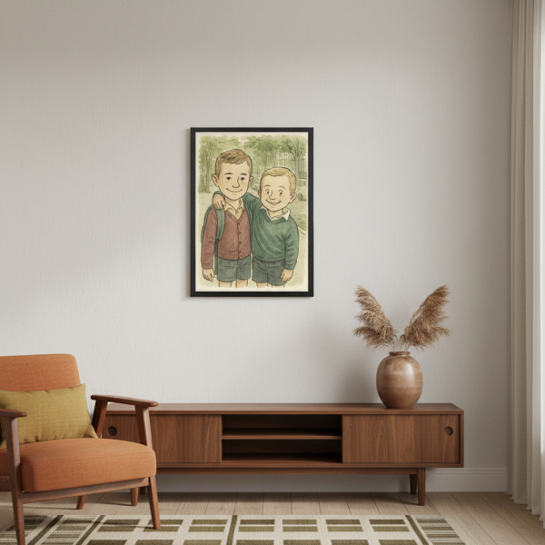 Caricatura em estilo cartoon de Nova Iorque a partir de uma foto Caricatura em estilo cartoon de Nova Iorque a partir de uma foto