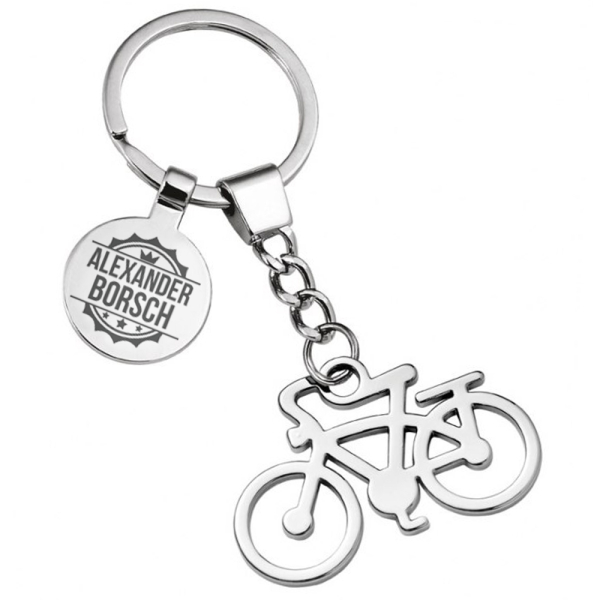 Chaveiro personalizado com bicicleta Chaveiro personalizado com bicicleta