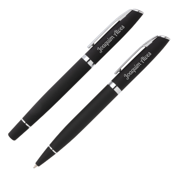 Conjunto de canetas de tinta e roller deluxe personalizado Conjunto de canetas de tinta e roller deluxe personalizado