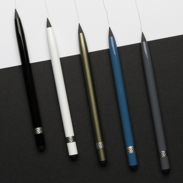 Lápis infinito em alumínio personalizado Lápis infinito em alumínio personalizado