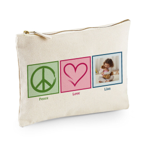 Estojo multiusos Peace & Love foto Estojo multiusos Peace & Love foto