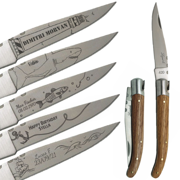 Faca Tradição personalizada Mundo marinho Faca Tradição personalizada Mundo marinho