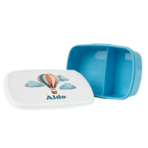 Lancheira com impressão de balão de ar quente Lancheira com impressão de balão de ar quente