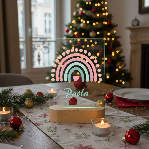 Luz de presença personalizada arco-íris Luz de presença personalizada arco-íris