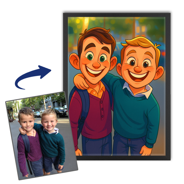 Caricatura humorística a partir de uma foto Caricatura humorística a partir de uma foto