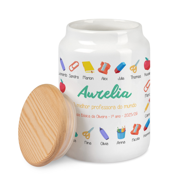 Pote de bolachas impresso Lembranças da Turma Pote de bolachas impresso Lembranças da Turma