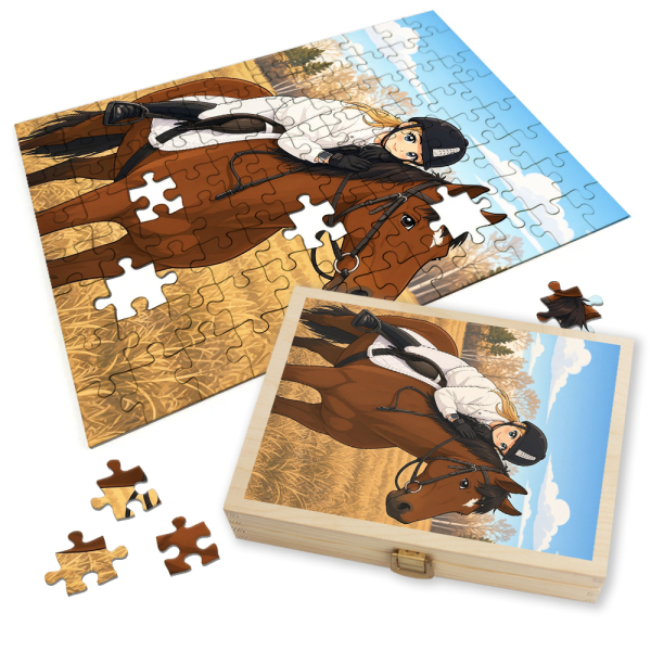 Puzzle de uma foto transformada em manga Puzzle de uma foto transformada em manga