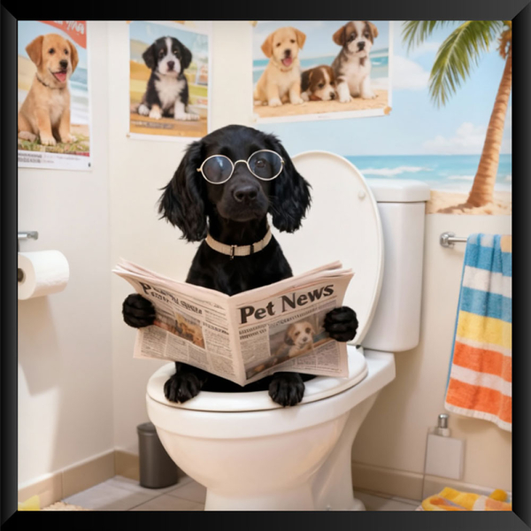 Retrato de animais bem-educados a partir de uma foto Retrato de animais bem-educados a partir de uma foto