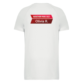 T-shirt de desporto personalizado Arrow T-shirt de desporto personalizado Arrow