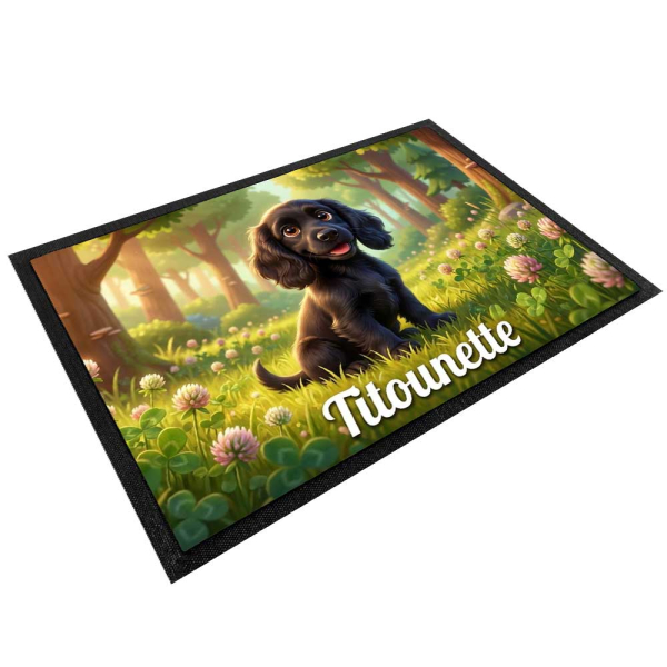 Tapete para comedouro personalizado estilo animação 3D para cão ou gat Tapete para comedouro personalizado estilo animação 3D para cão ou gat