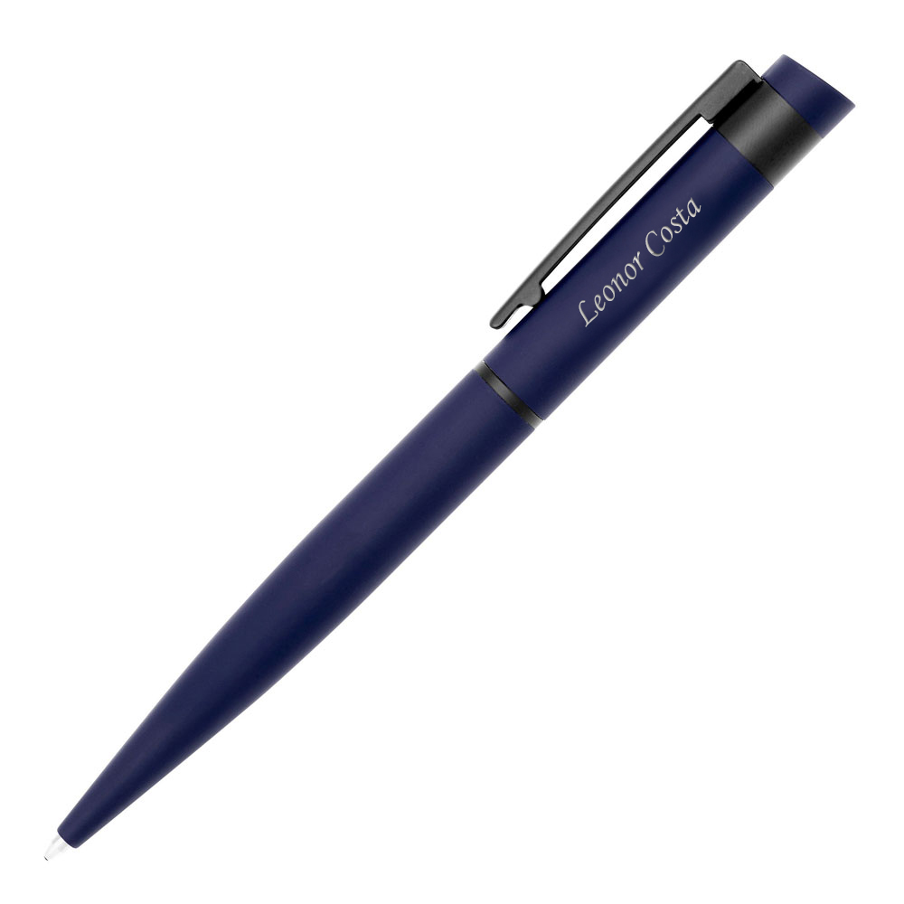 Caneta esferográfica Hugo Boss Blue Loop gravada Caneta esferográfica Hugo Boss Blue Loop gravada