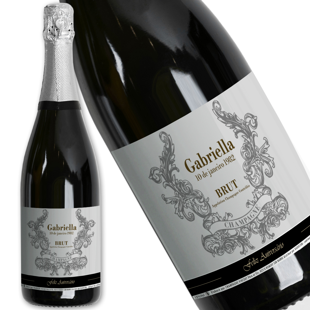 Champanhe personalizado