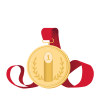 Mölkky medalha