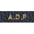 Dourado sobre azul marinho
