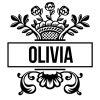 Moldura floral
