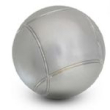 Bolas de pétanque riscada