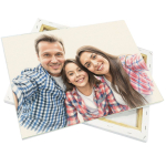 Tela canvas sobre estirador