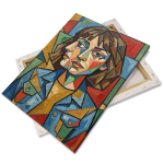 Tela canvas sobre estirador