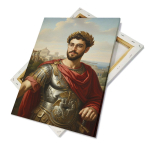 Tela canvas sobre estirador