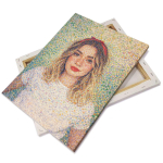 Tela canvas sobre estirador