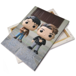 Tela canvas sobre estirador