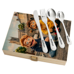 Conjunto de talheres em estojo