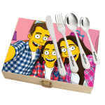 Conjunto de talheres em estojo