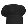 Touca de chef preta (criança)
