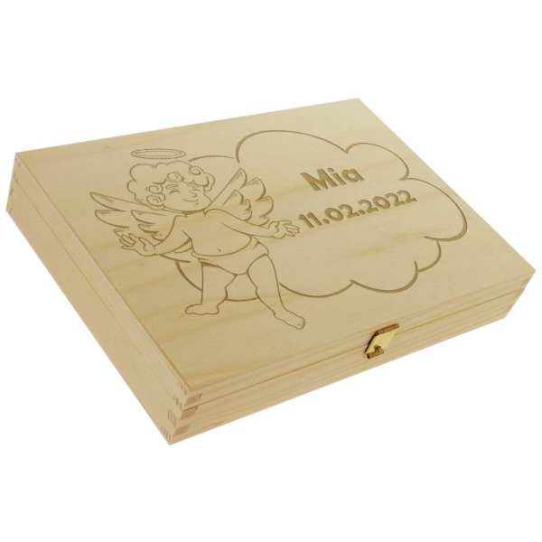Talheres personalizados pequeno anjo