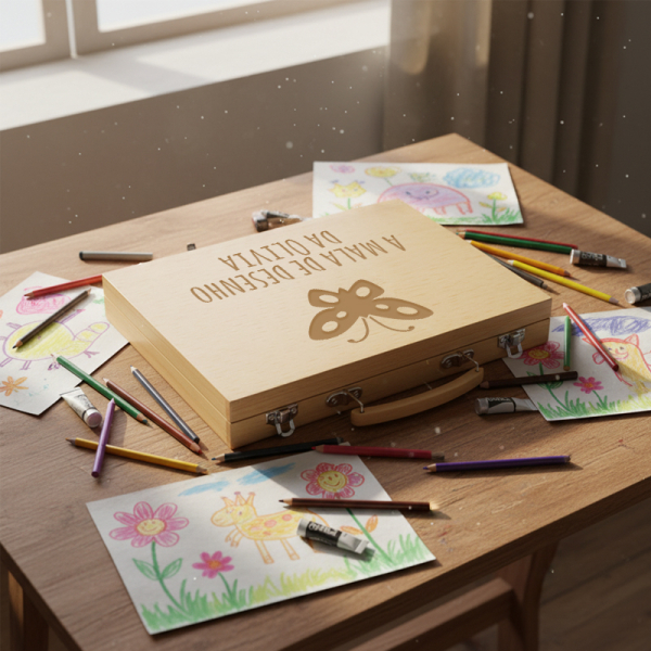 Estojo de desenho personalizável