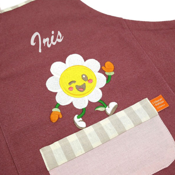 Avental infantil personalizado Margarida