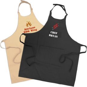 Avental para churrasco personalizado em algodão orgânico Avental para churrasco personalizado em algodão orgânico