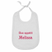 Babete com nome bordado