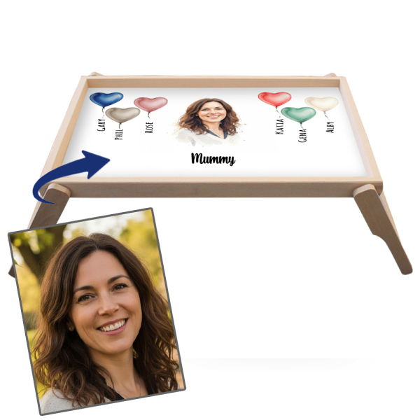Bandeja personalizada Bal&otilde;es Cora&ccedil;&atilde;o