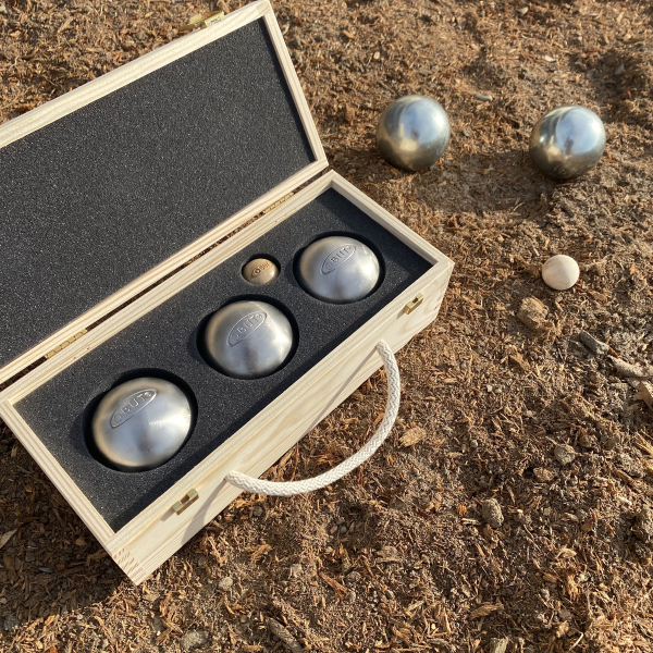Bolas de petanca personalizadas com padrões
