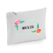 Bolsa estampada flores em aguarela