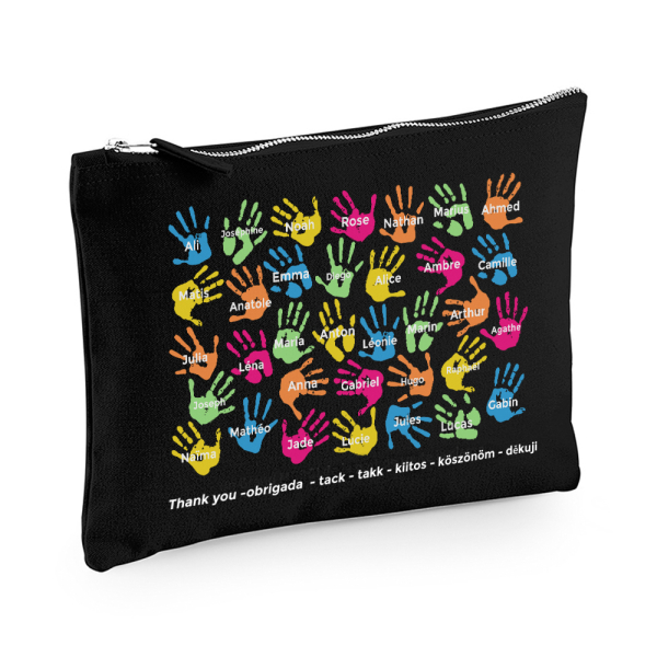 Bolsa personalizada com a casa das crianças