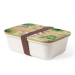Caixa para lanche personalizada com tema savana