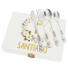 Conjunto de talheres de batizado