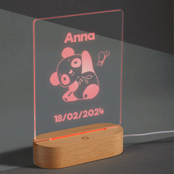 Candeeiro LED personalizado com animais