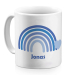 Caneca arco-íris personalizada