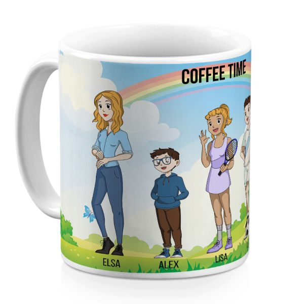 Caneca personalizada Manga Family