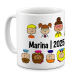 Caneca personalizada obrigado professora