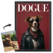 Capa da revista DOGUE a partir de uma foto Capa da revista DOGUE a partir de uma foto