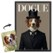 Capa da revista DOGUE a partir de uma foto Capa da revista DOGUE a partir de uma foto