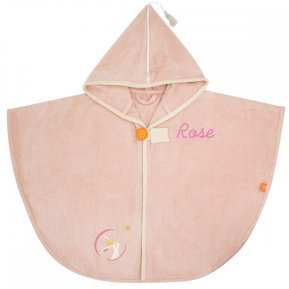 Capa de banho personalizada para criança – Coelho Rosa Capa de banho personalizada para criança – Coelho Rosa