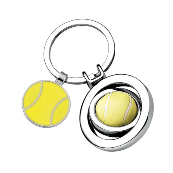 Chaveiro gravado com bola de ténis
