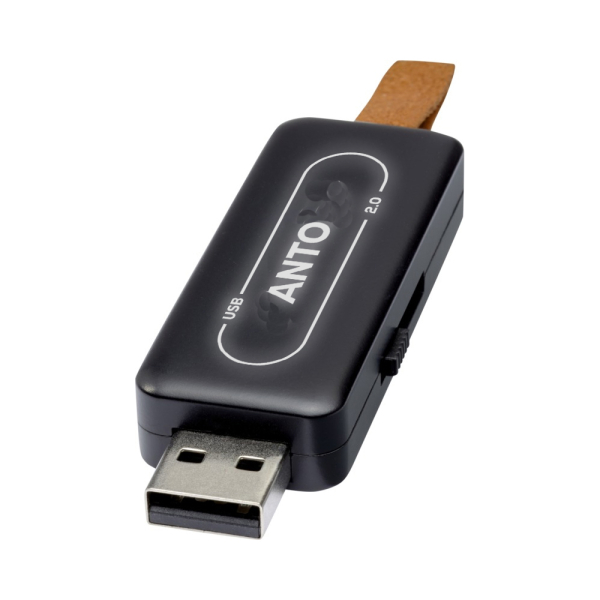 Pen drive luminosa de 8 GB personalizada com nome