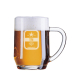 Caneca de cerveja com nome gravado